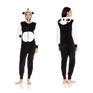 {Totally Pink} Plush Panda Onesie